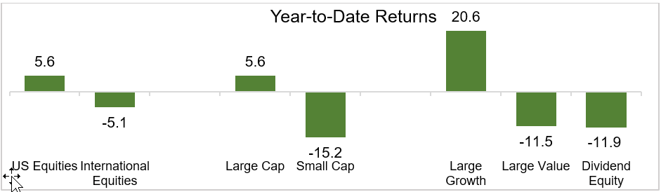 Morningstar: Year-to-Date Returns